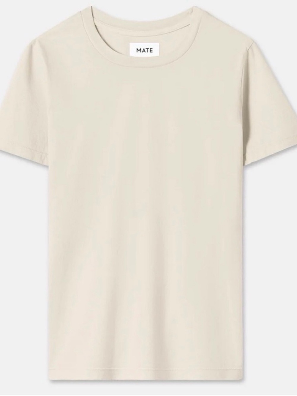 MATE the Label Short Sleeve Tee in Cream
